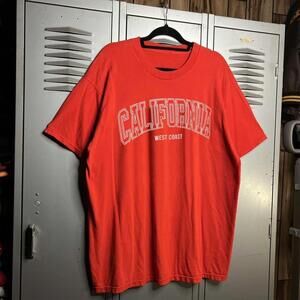 Light Red California West Coast Tee
